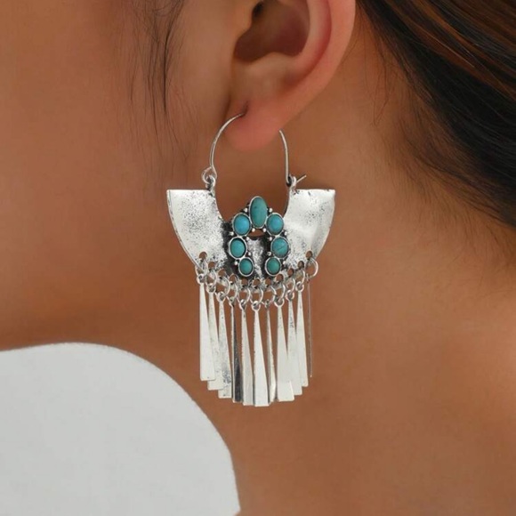 Free People Jewelry - Boho statement earrings #765